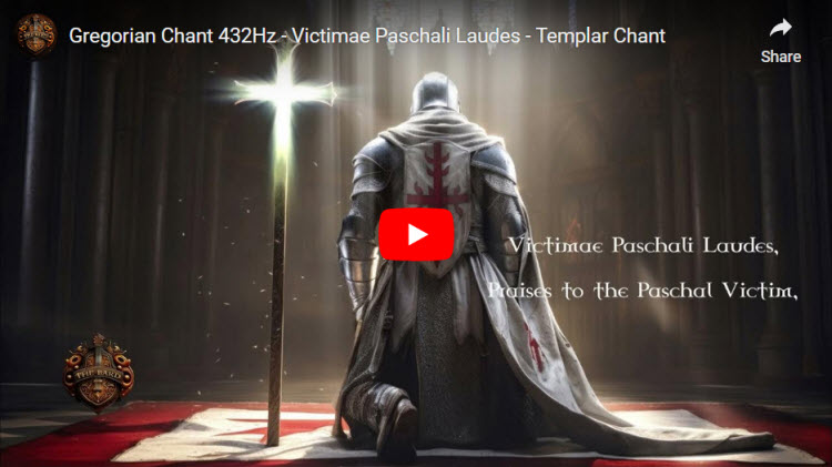 Gregorian Chant 432hz Victimae Paschali Laudes Templar Chant 2