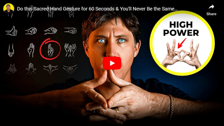 Do This Sacred Hand Gesture For 60 Seconds & You’ll Never Be The Same