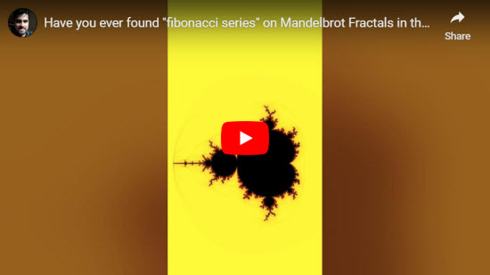 Fibonacci Series On Mandelbrot Fractals In The Form Of Patterns
