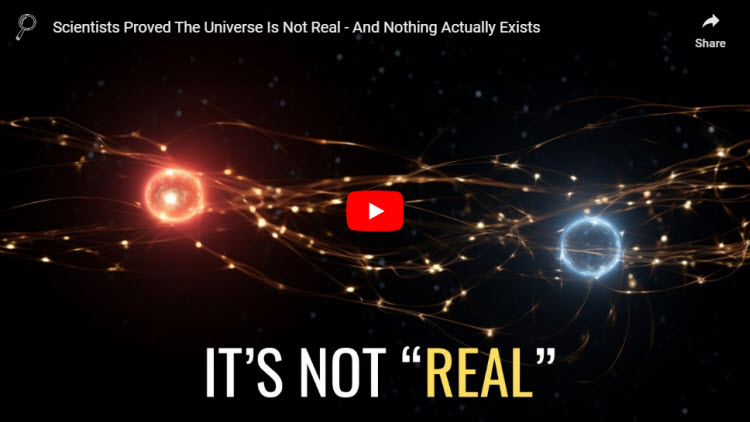 Scientists Proved The Universe Is Not Real